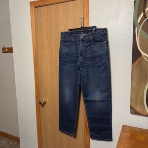 Levi's 550 Size 40x32 Dark Wash Relaxed Fit Jeans - EUC